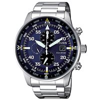 Orologio Citizen Uomo Of Crono Aviator in Acciaio CA0690-88L - CA0690-88L
